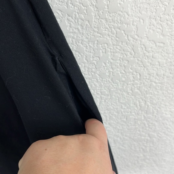 nununu Half and Half Skull Stretch 360 Skull Face Sleeveless Dress Split Front - Picture 4 of 8